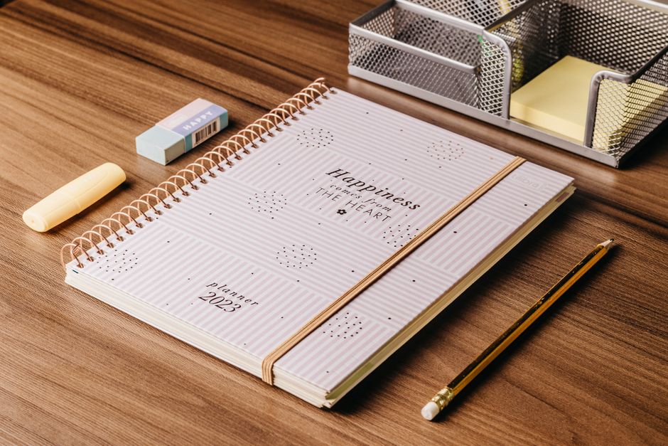 grocery list and planner cozy home lifestyle photo 1