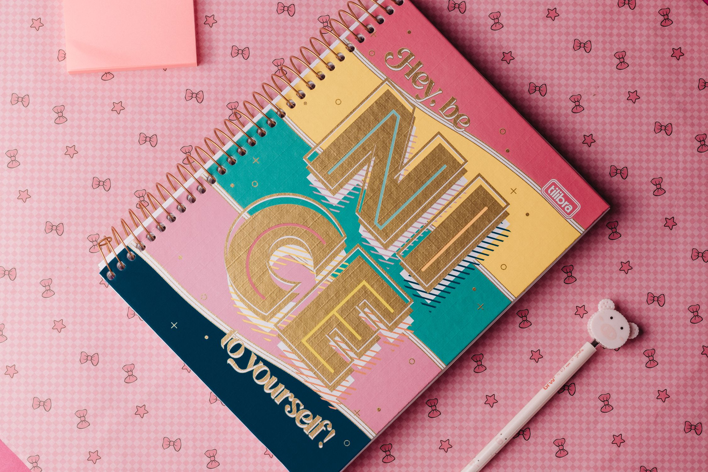 Close-up of a Colorful Notebook · Free Stock Photo