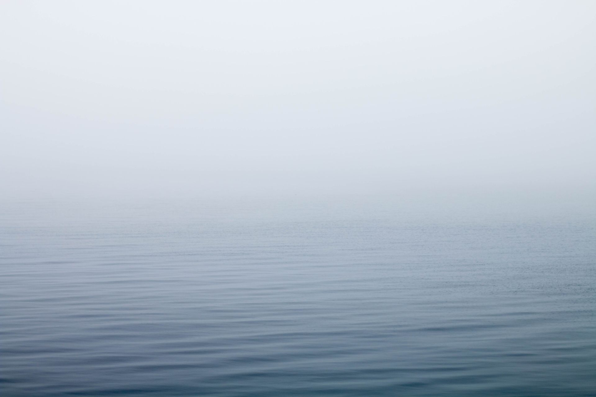 Body of Water Under Fog