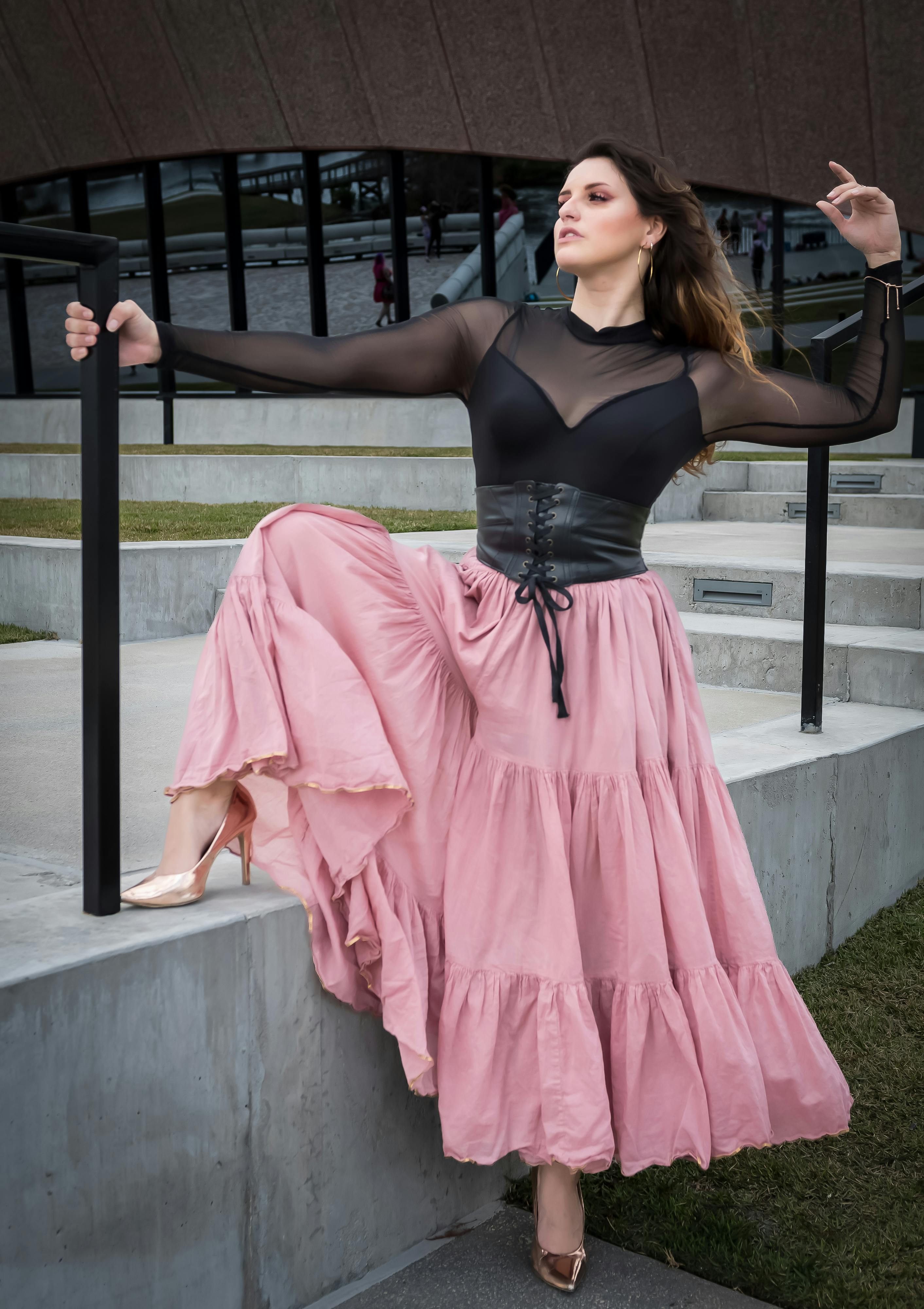 Black Dress Pink Heels Photos, Download The BEST Free Black Dress Pink ...