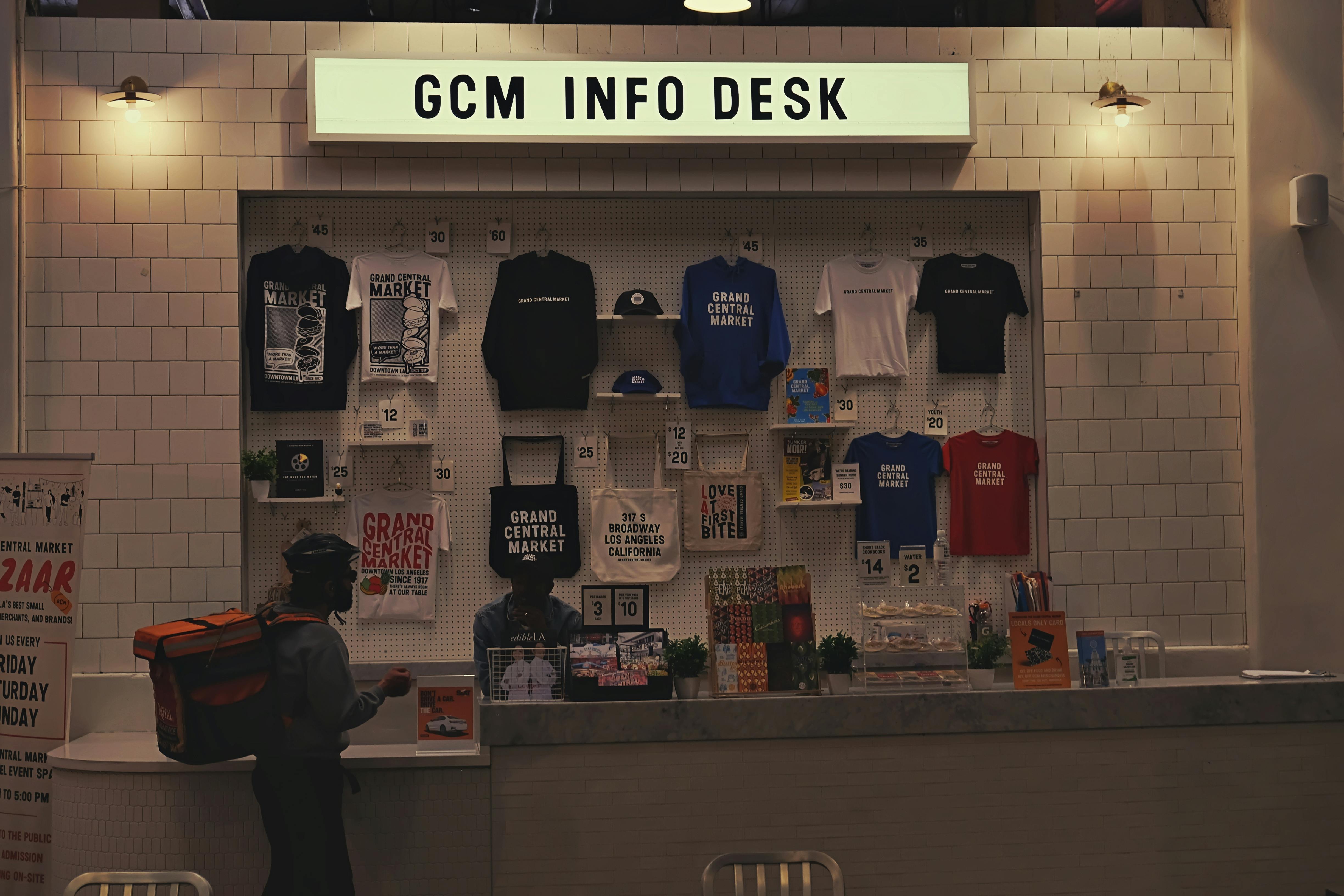 Upscale retail store interior with modern Los Angeles-style fixtures