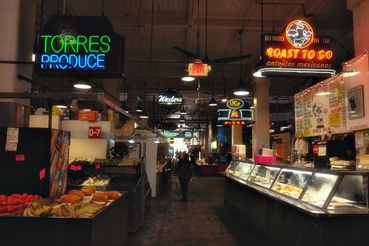 Grand Central Market near Downtown LA