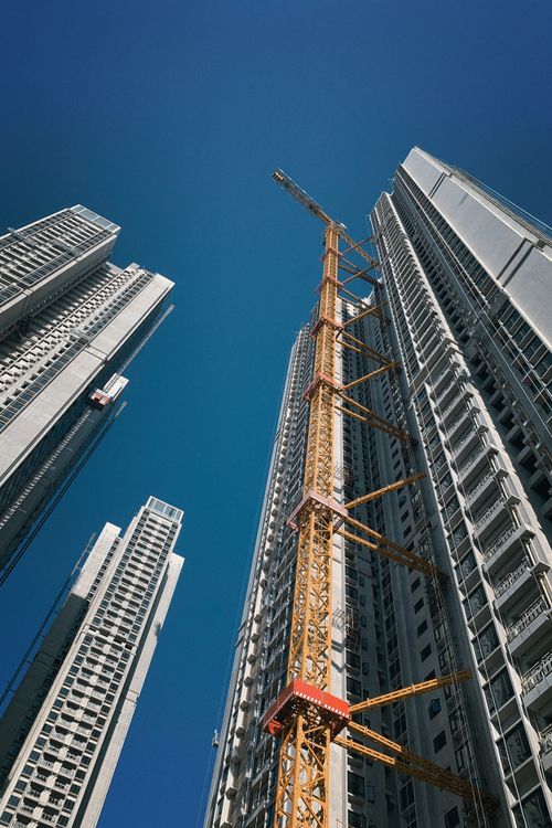 Skyscraper Builds Construction of Modern Skyscrapers · Free Stock Photo