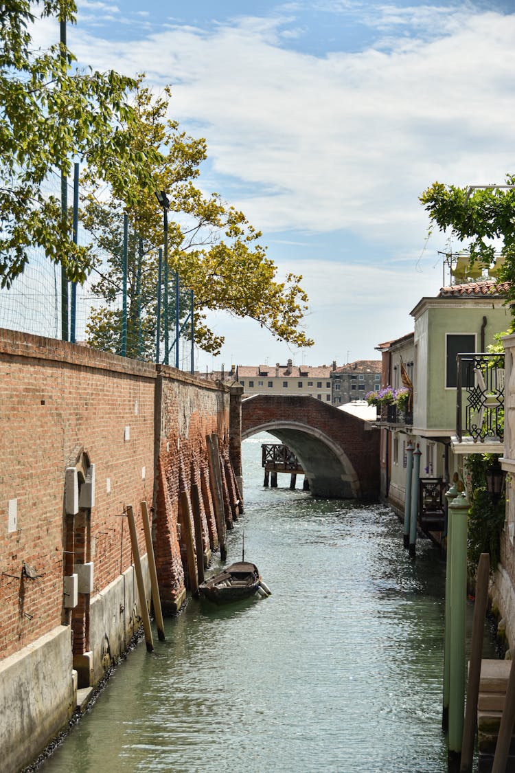 Water Canal In A City 