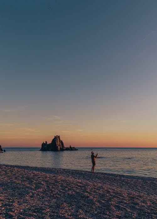 Sunset over Beach