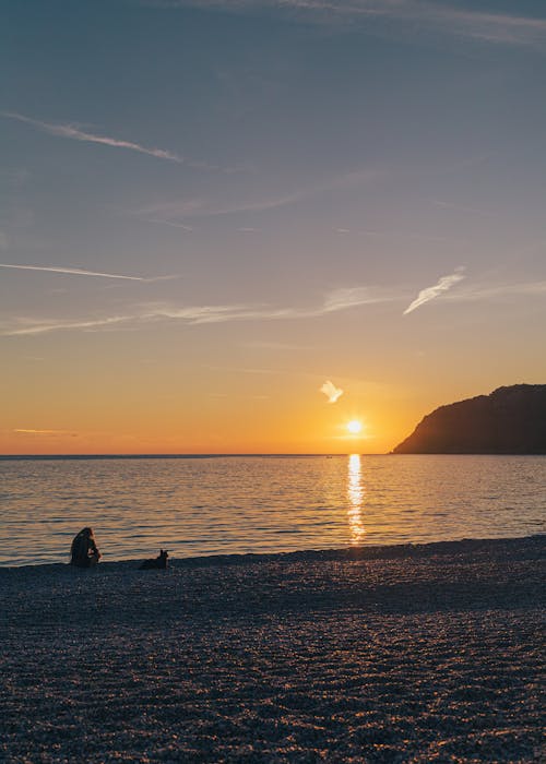 Sunset over Beach