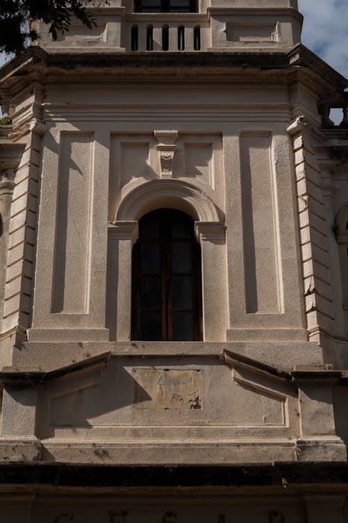 Sunlit Church Wall and Door