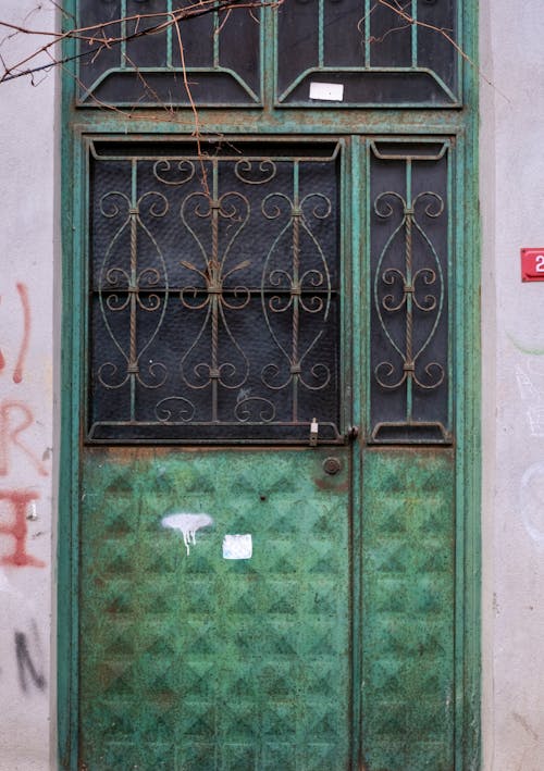 Photo of a Rusty Green Door