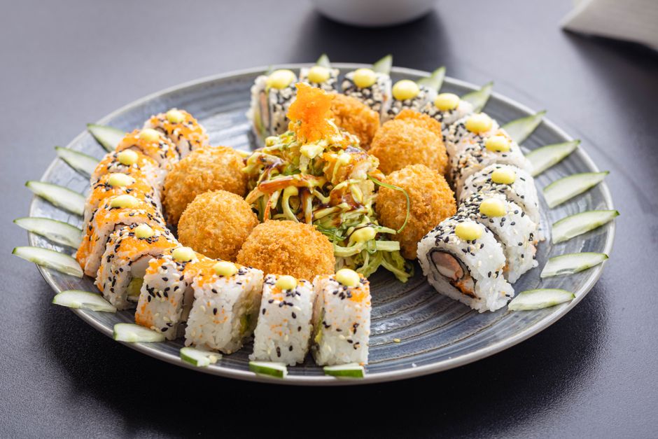 fusion sushi platter