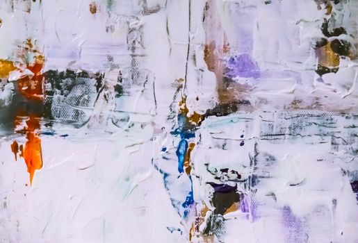 画布上纹理丰富的丙烯抽象表现主义绘画，是现代装饰的理想选择