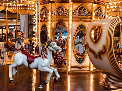 Free stock photo of carousel, carousels, cool