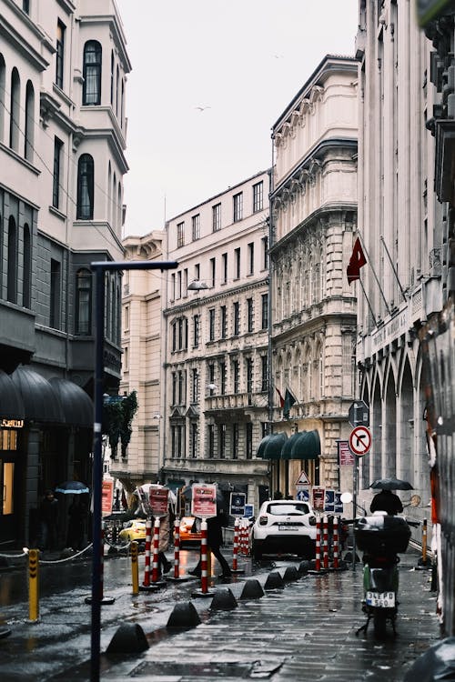 City Street and Sidewalk