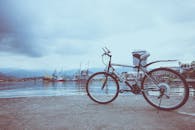 Black Bicycle Near Water