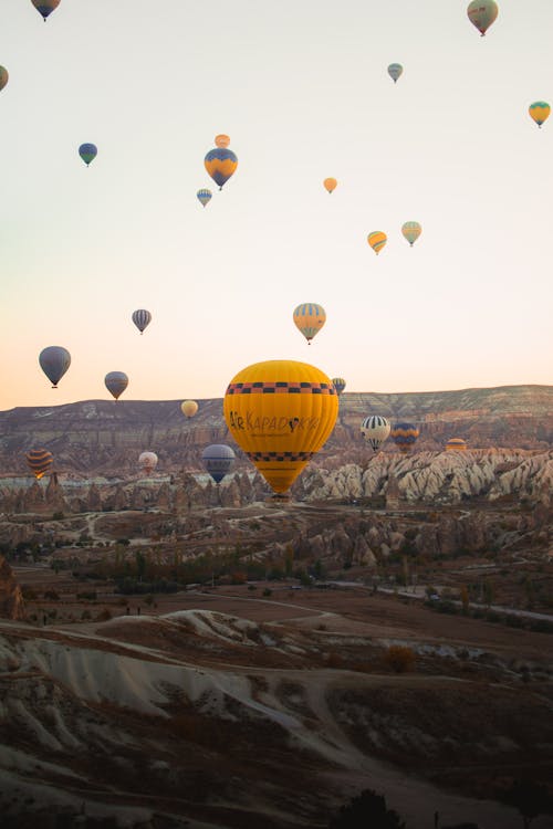 Základová fotografie zdarma na téma cappadocia, divoký, horkovzdušné balóny