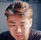 Man Wearing Black Top