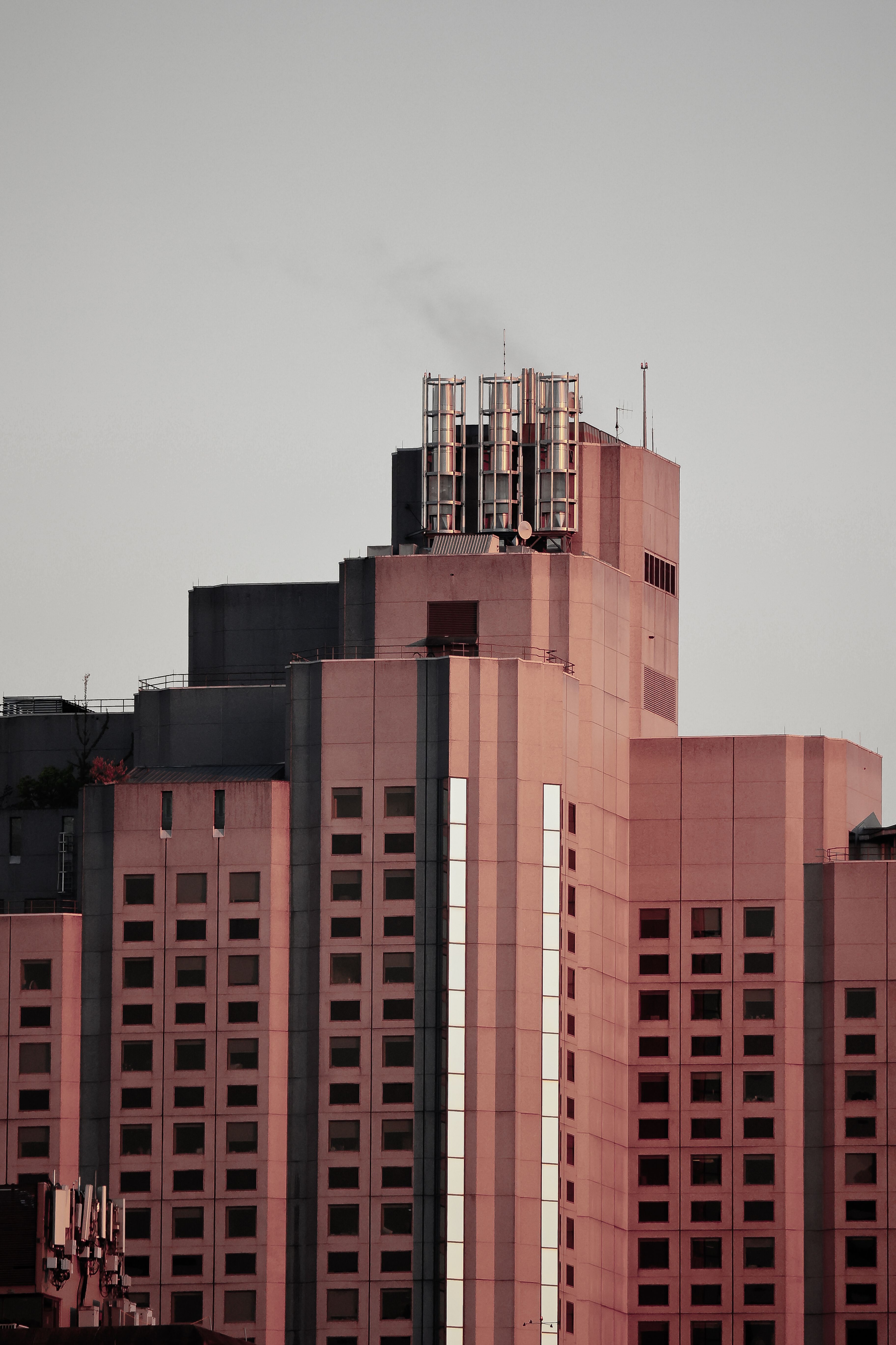 Facade of a Modern, Tall Apartment Building in City · Free Stock Photo