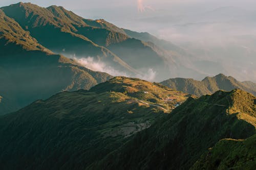 Scenic View of Mountain Range 