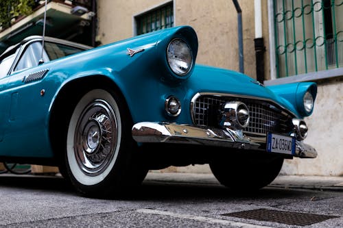 Mooie Oude Retro Auto In Italië