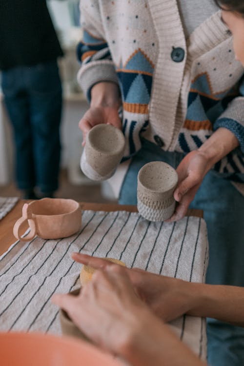 People Doing Pottery