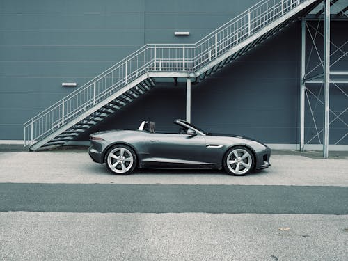 Luxury Roadster on Street