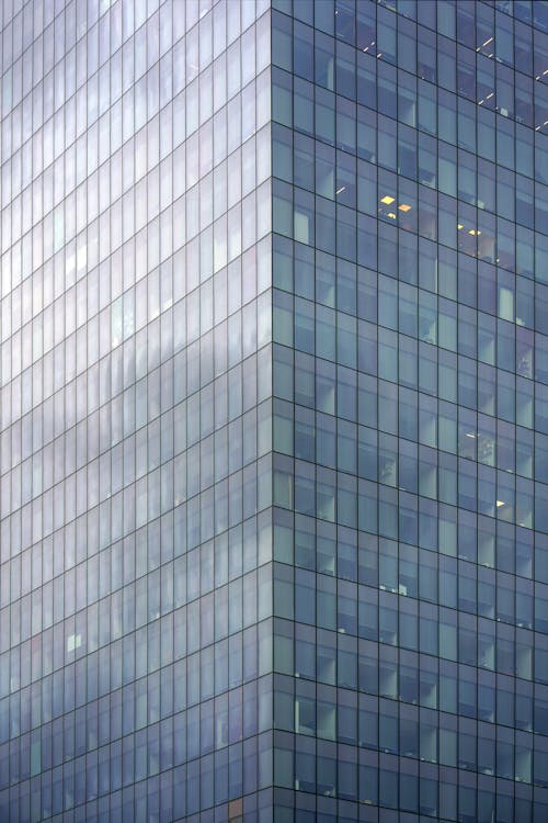 Angle modern business building skyscraper windows glass texture