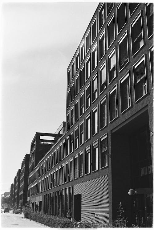 Foto d'estoc gratuïta de arquitectura, blanc i negre, ciutat