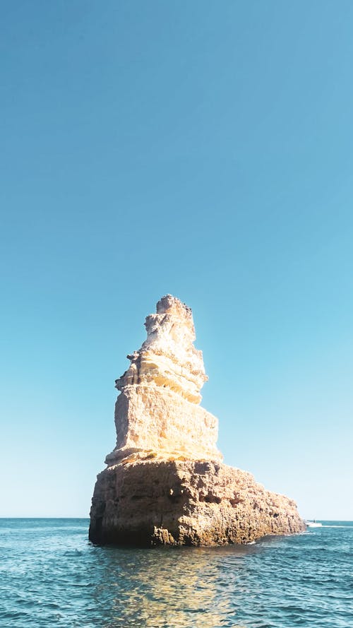 Sunlit Rock on Sea