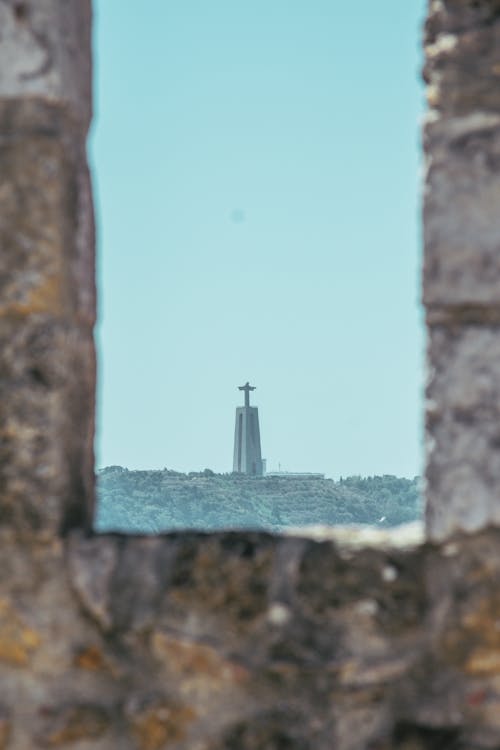 Monument behind Window Opening