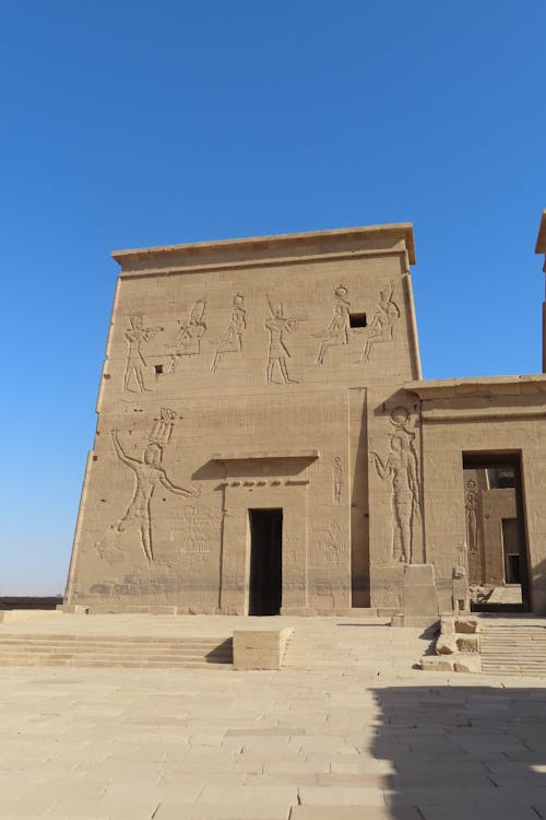 Δωρεάν στοκ φωτογραφιών με αιγυπτιακή ιστορία, αρχαίος, γαλάζιος ουρανός