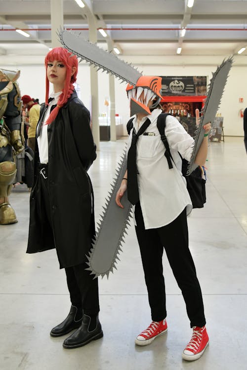 Free stock photo of chainsaw man, cosplayers