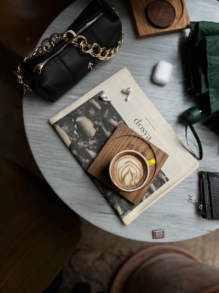 Coffee Cup On Newspaper