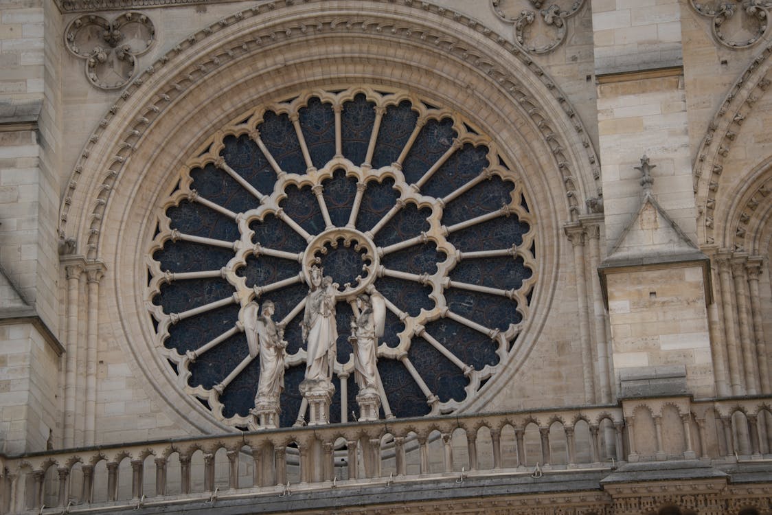 Rose Window with Figures