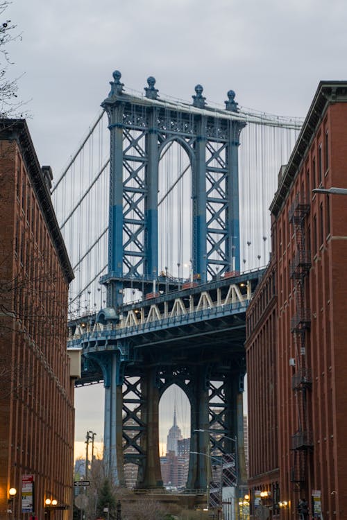 Fotobanka s bezplatnými fotkami na tému Brooklyn, Brooklyn Bridge, city street