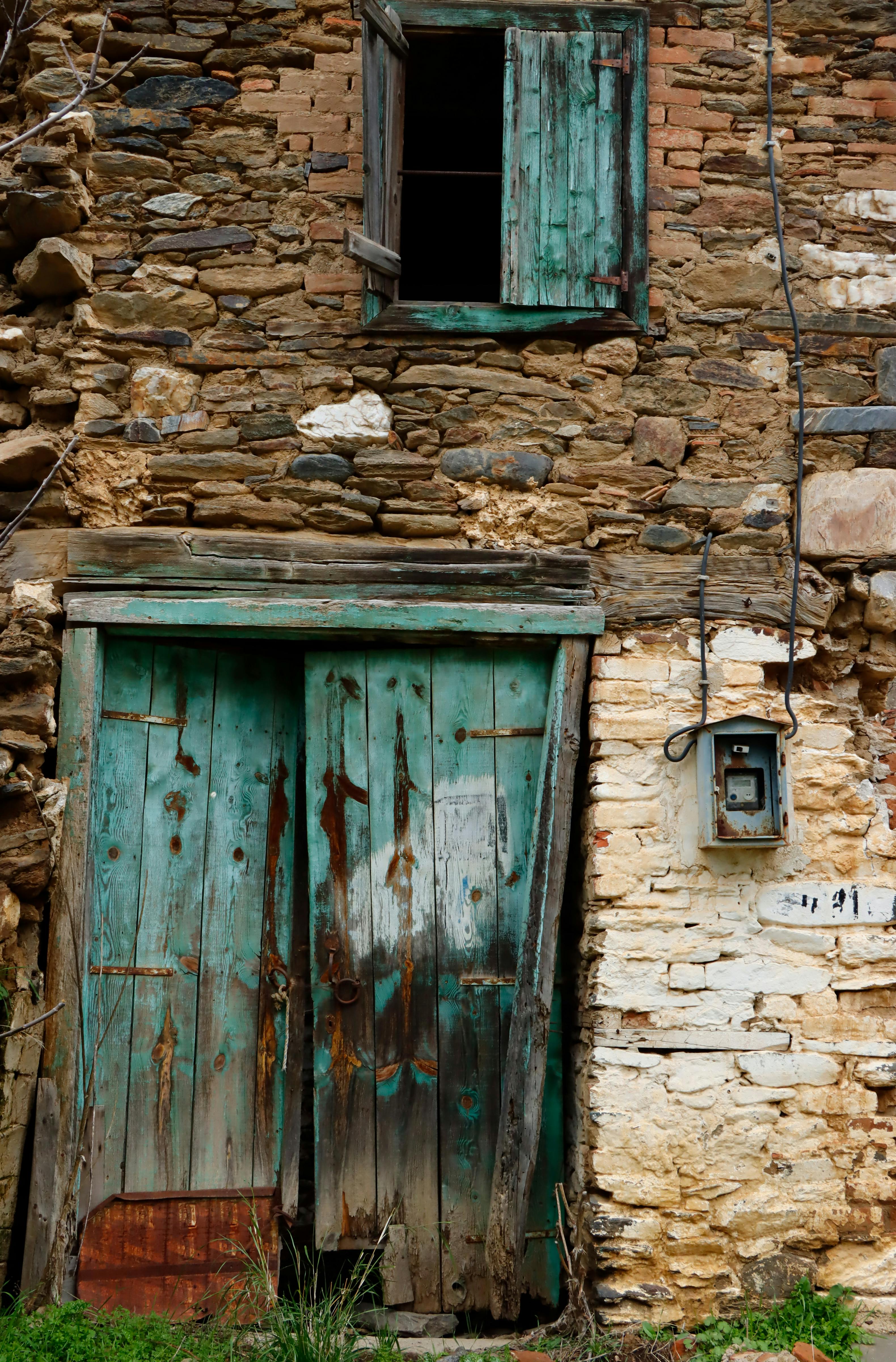 Old Village House with Ornamental Window Frame · Free Stock Photo