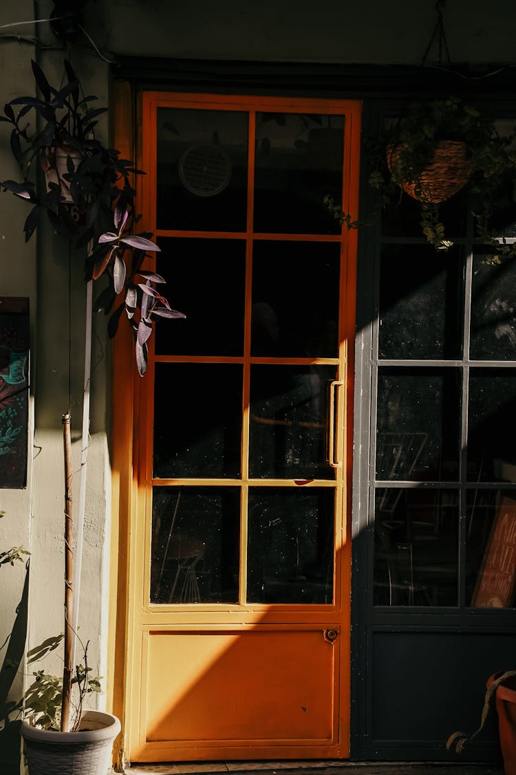 Door With Glass Panes