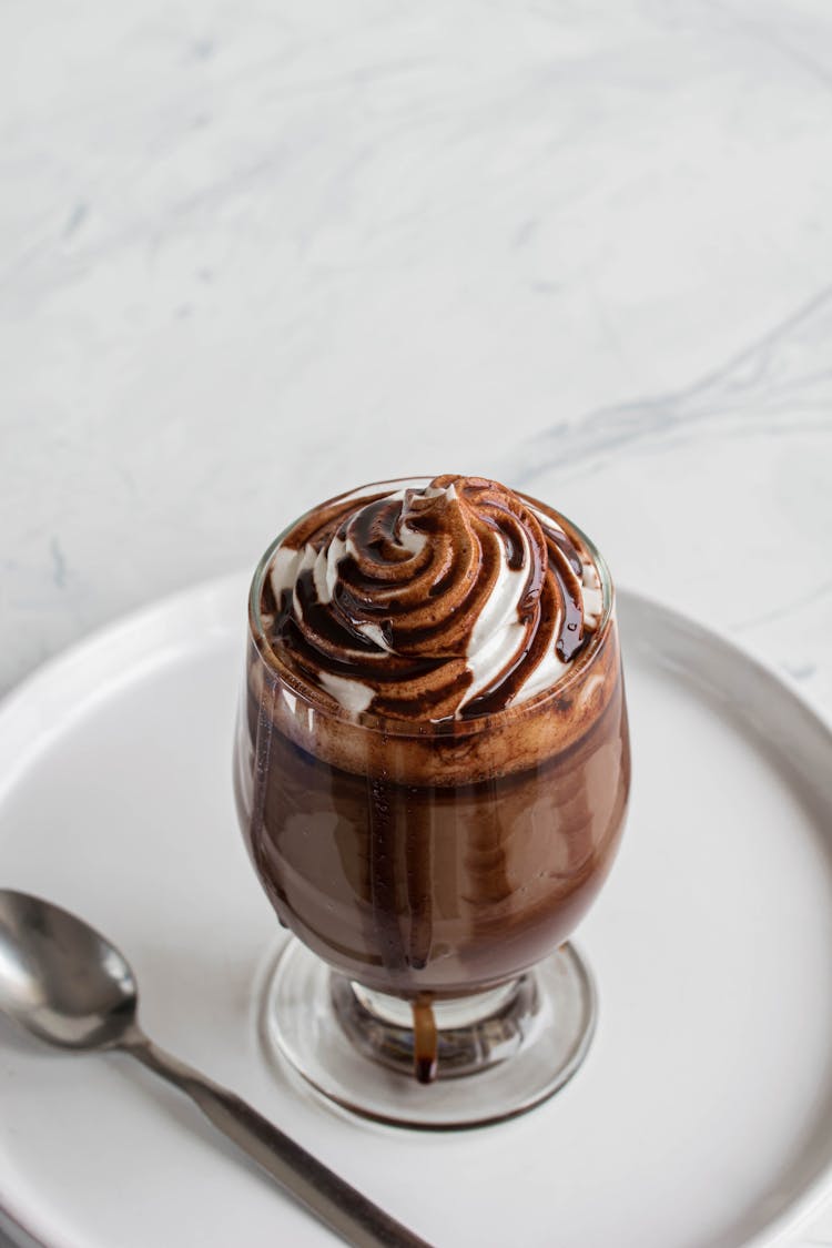 Photo Of A Chocolate Dessert In A Glass