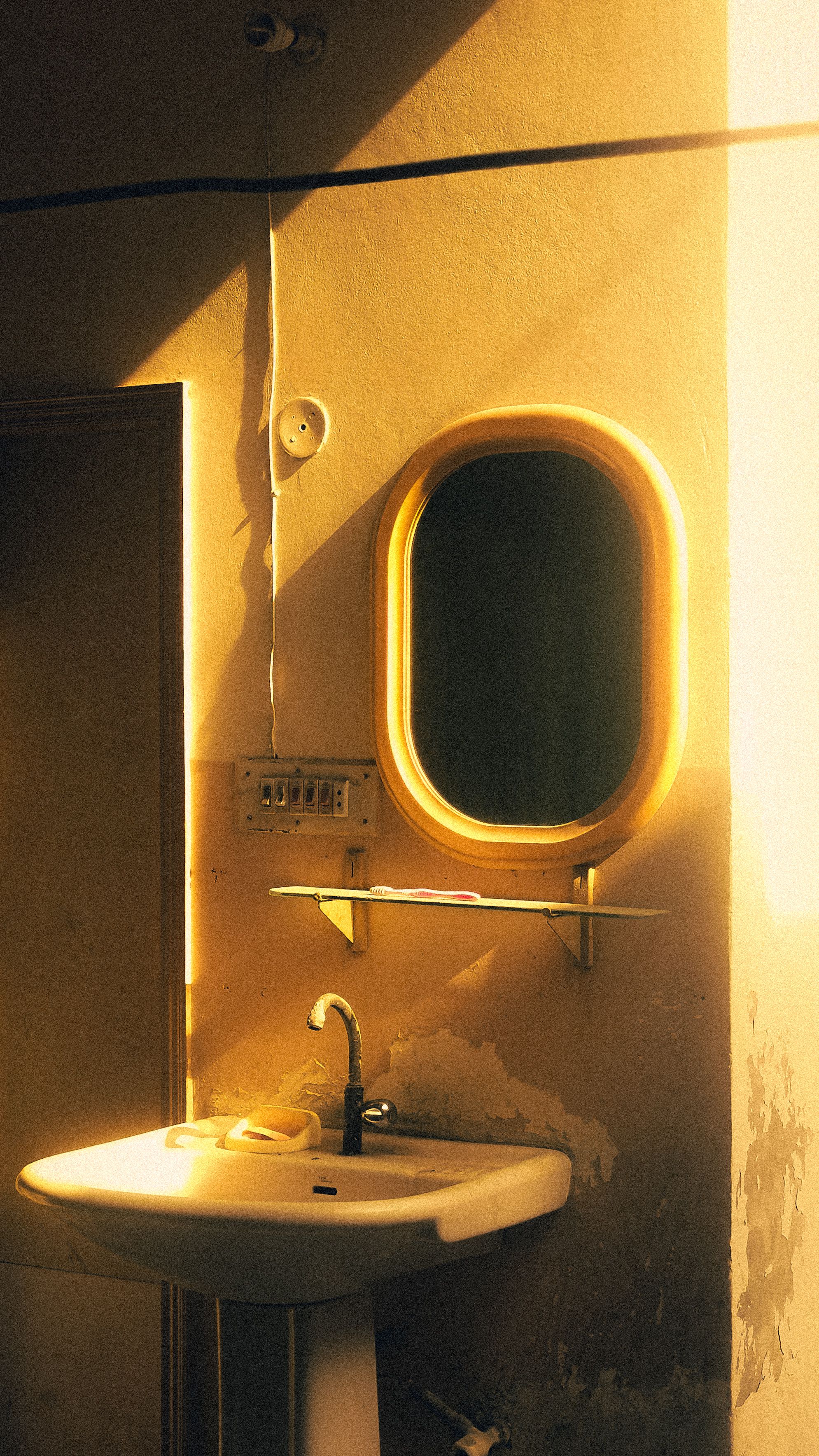 Mirror over Sink in Bathroom · Free Stock Photo