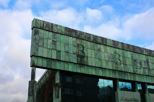 Free stock photo of blue, building, green