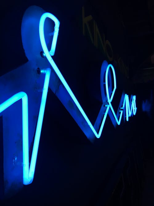 Free stock photo of blue, neon, neon lights