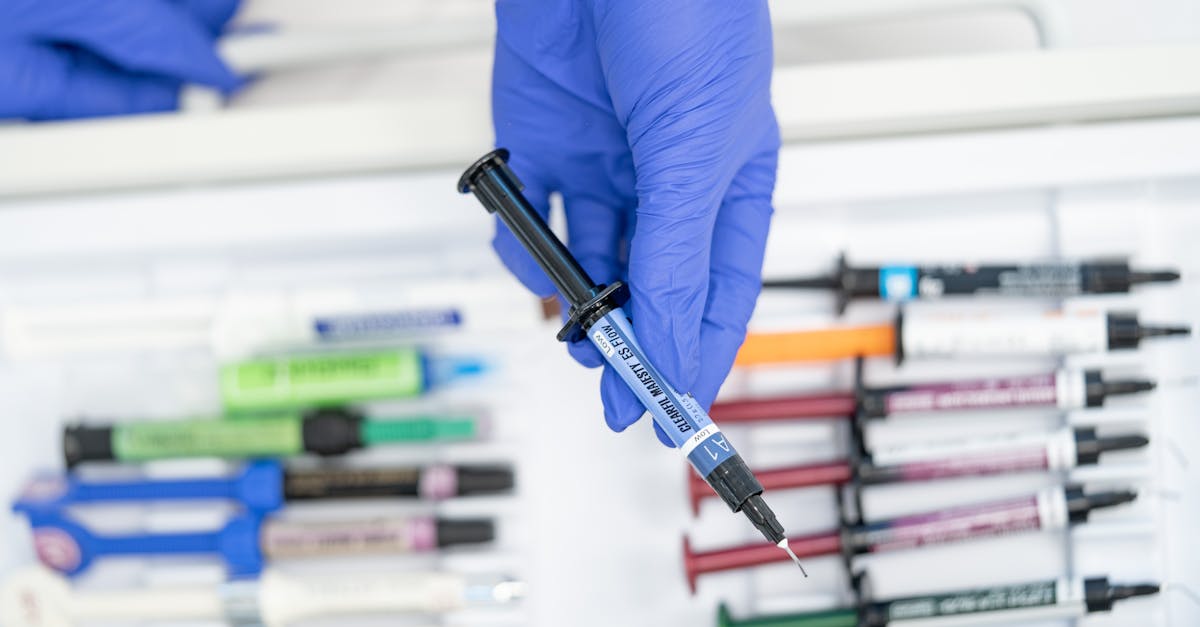 Comment différencier les différents types de seringues