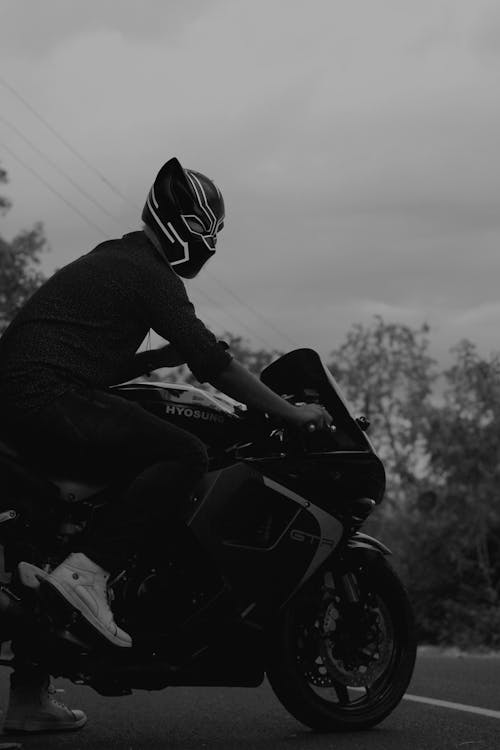 Free stock photo of bike rider, black panther, motorbikes