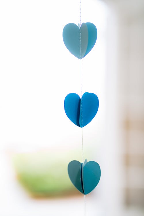 Blue Heart Decoration