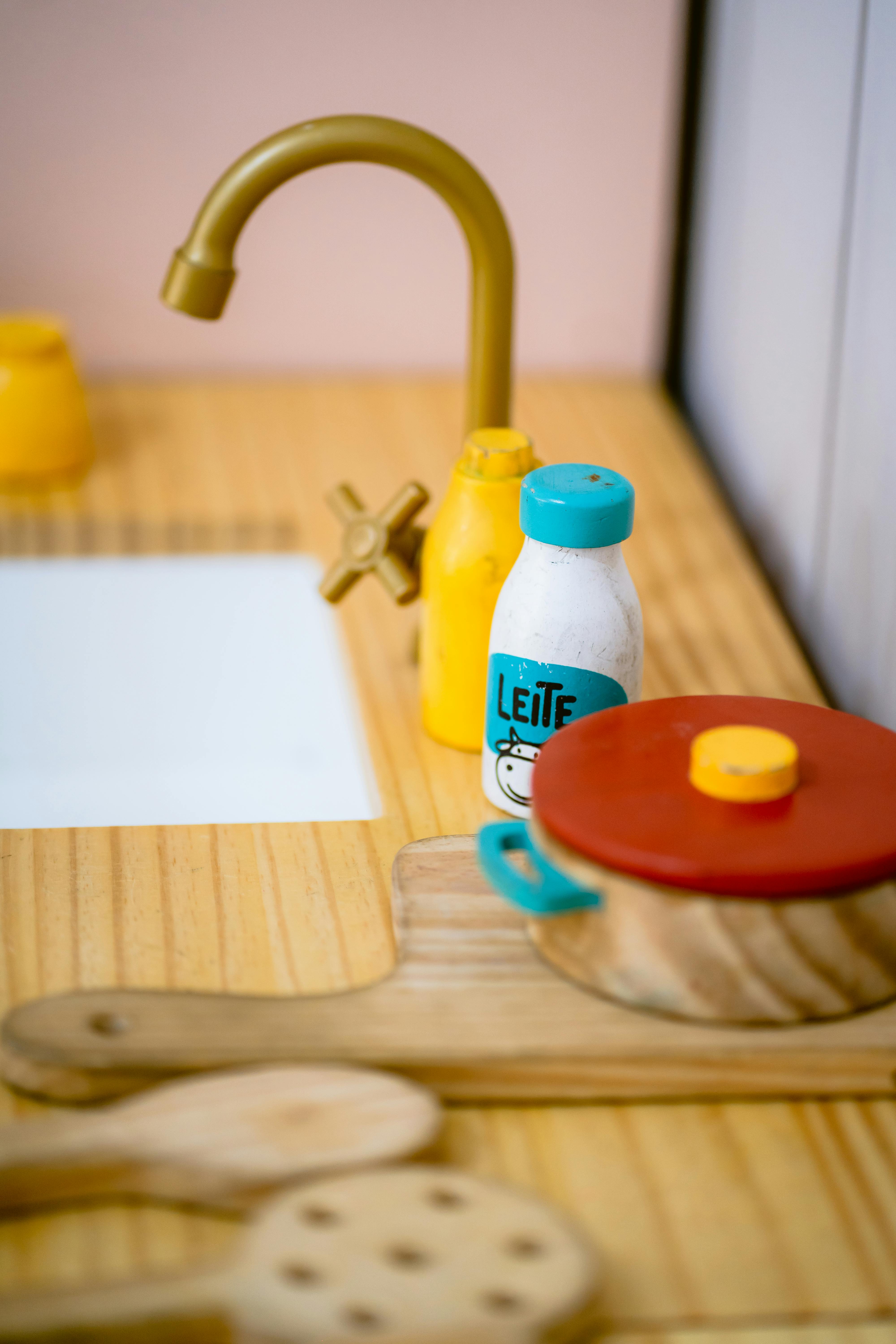 Toy Wooden Kitchen Free Stock Photo   Pexels Photo 15457322 