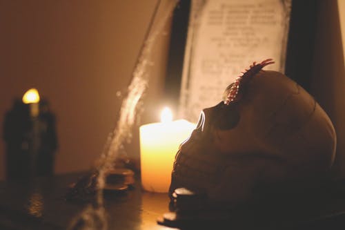 Free stock photo of candle light, candles, halloween Stock Photo
