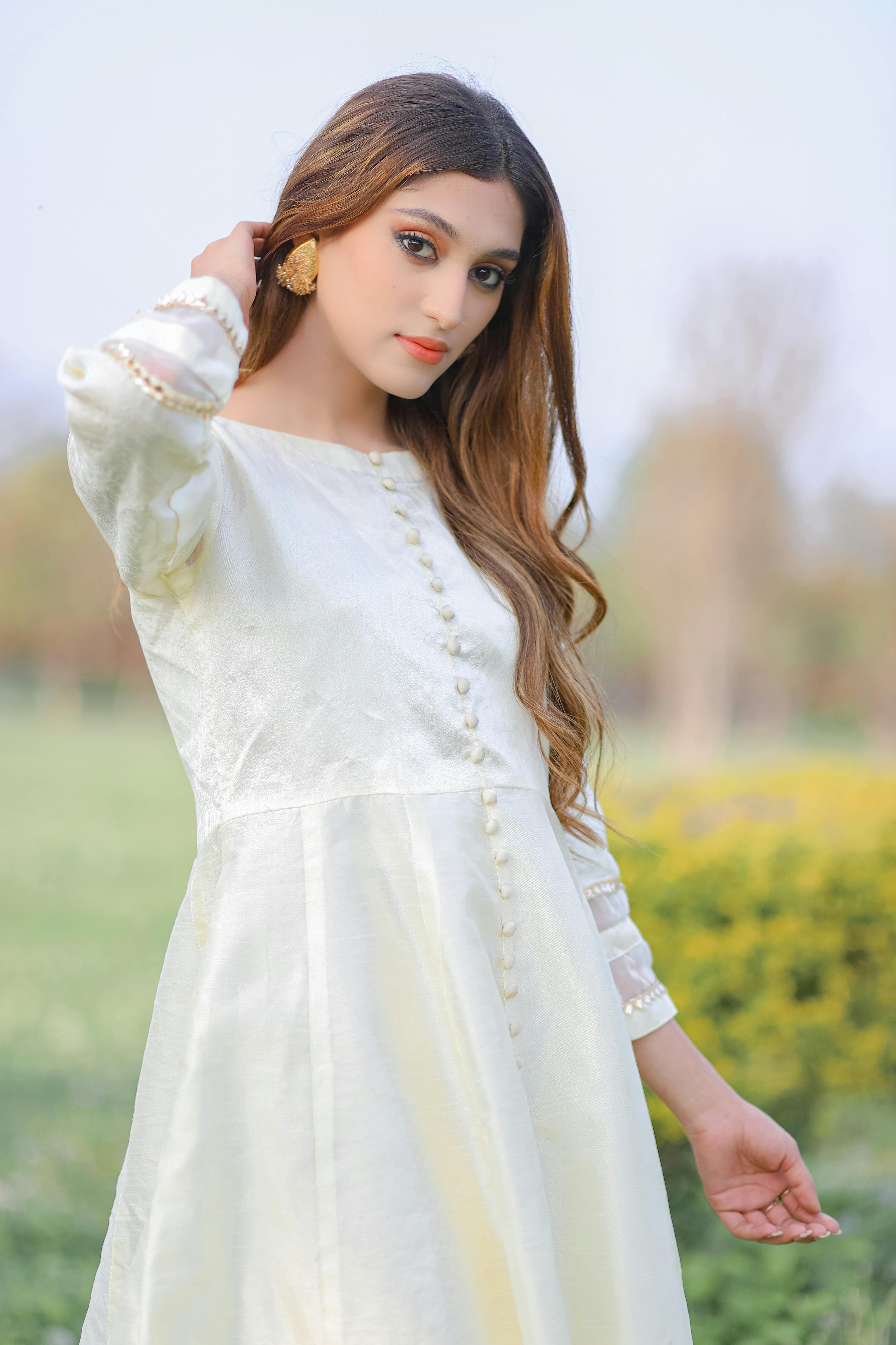 Afghan dress Afghani clothes for girls in white color | eBay