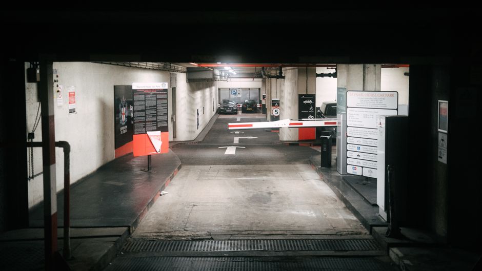 parking lot attendant car