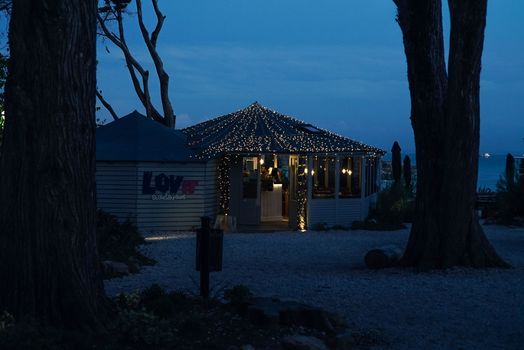 White Painted Gazebo