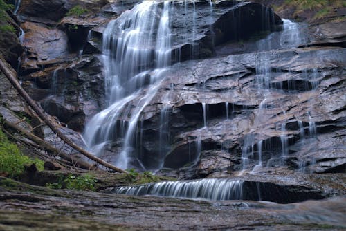 Waterfall on Rocks