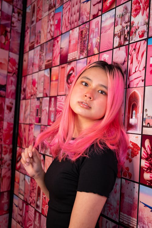 Gratis arkivbilde med asiatisk kvinne, bilder, farget hår