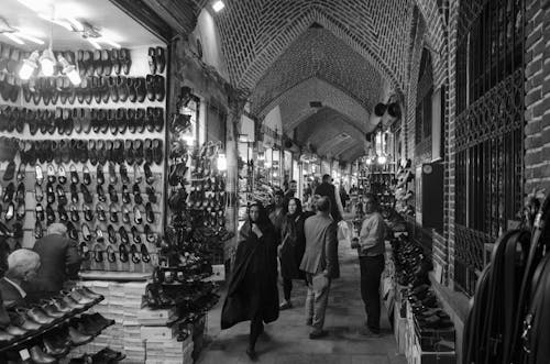 Shoes Display in Market